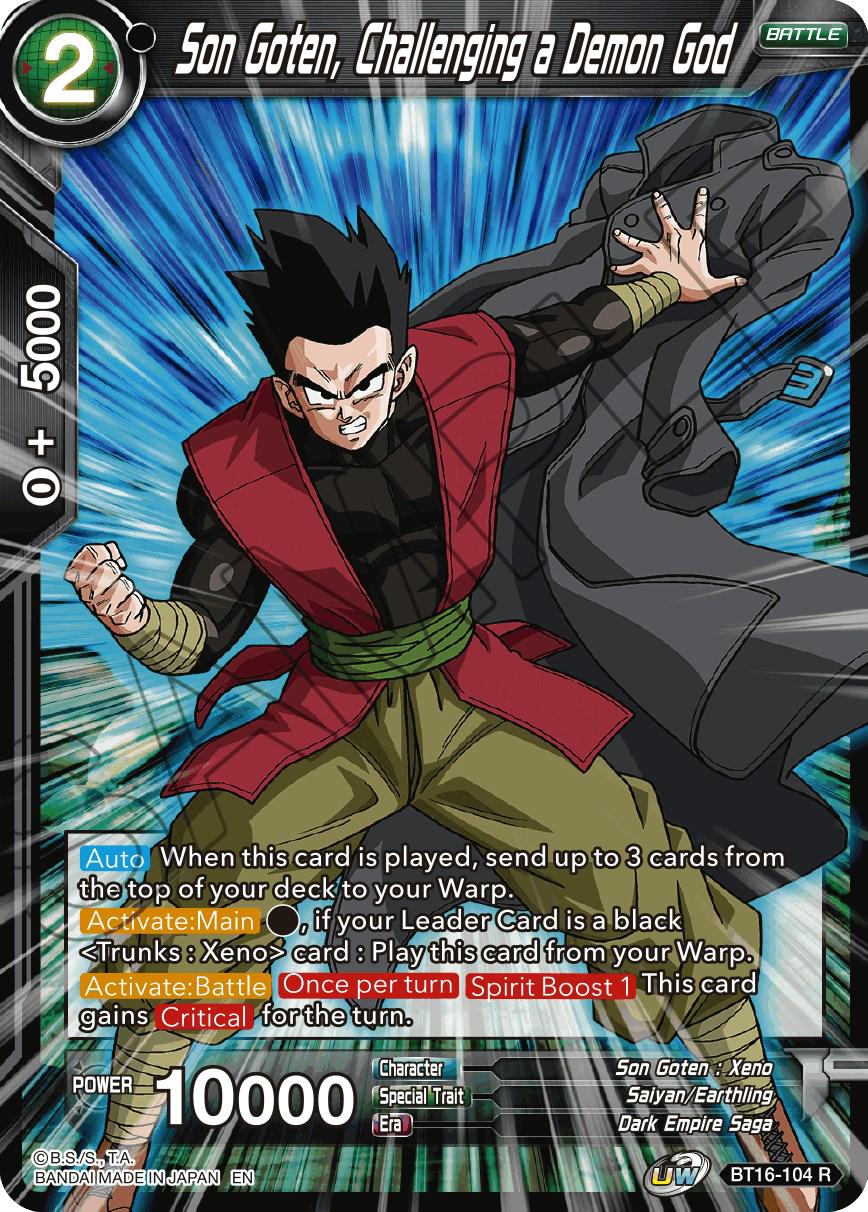 Son Goten, Challenging a Demon God BT16-104