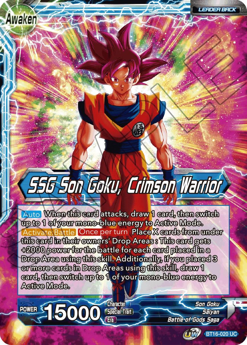 Son Goku // SSG Son Goku, Crimson Warrior BT16-020