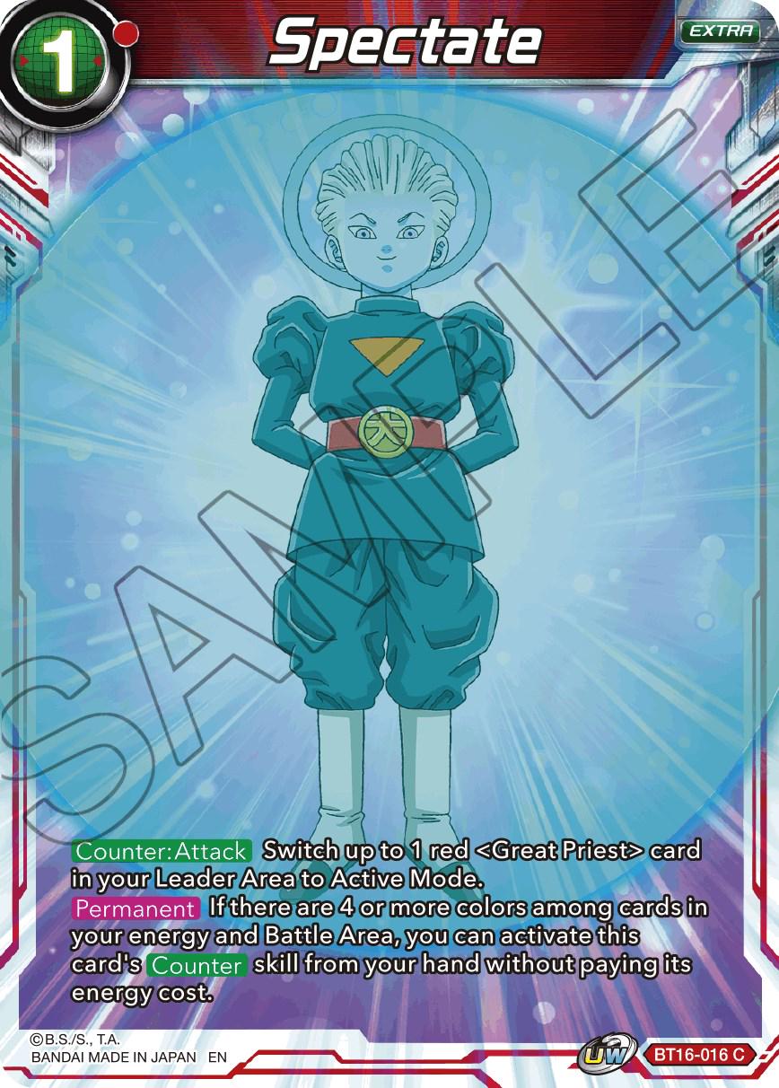 Spectate BT16-016