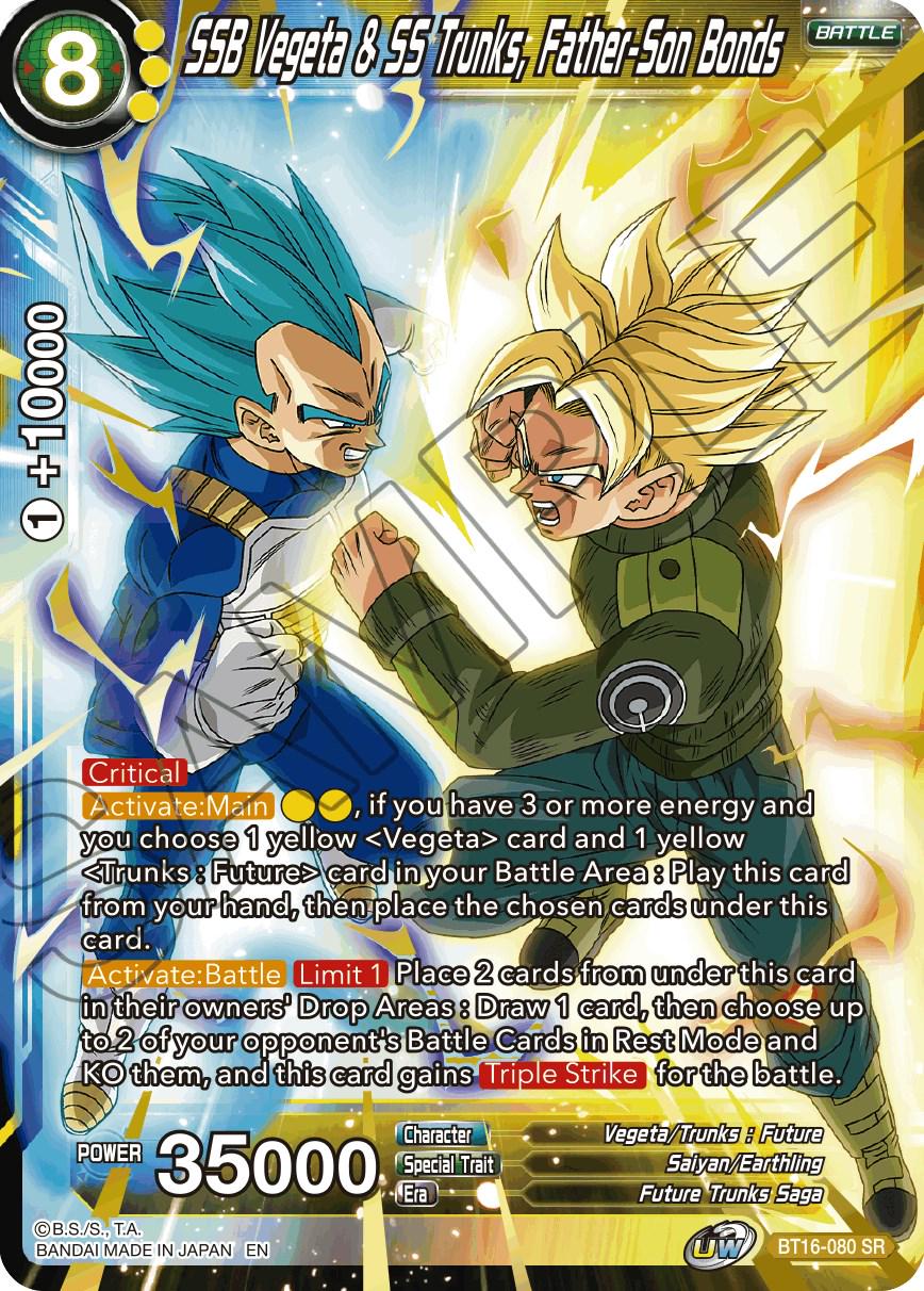 SSB Vegeta & SS Trunks, Father-Son Bonds BT16-080