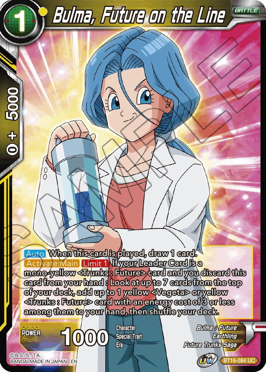 Bulma, Future on the Line BT16-084