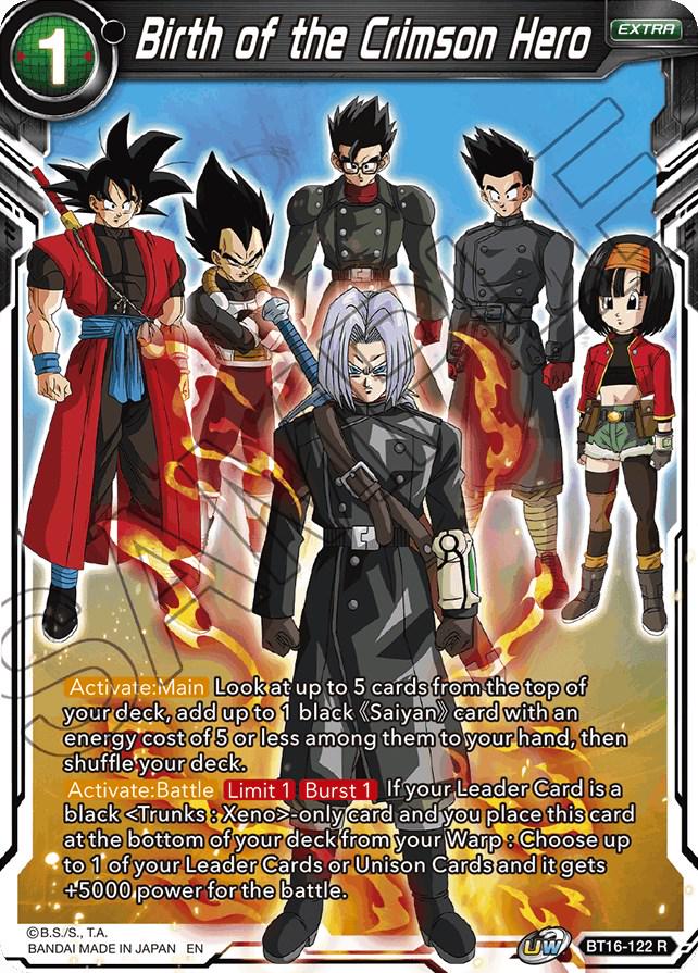 Birth of the Crimson Hero BT16-122