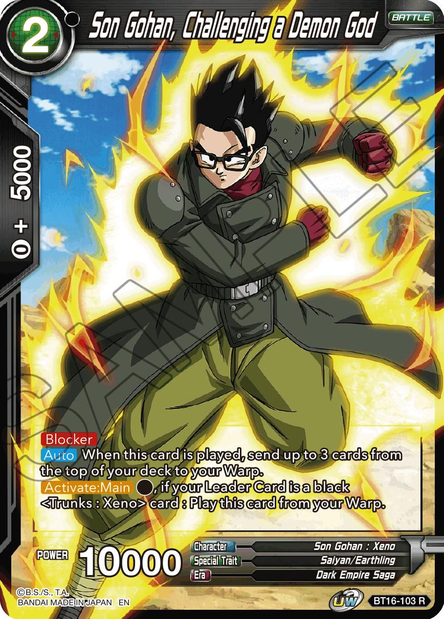 Son Gohan, Challenging a Demon God BT16-103