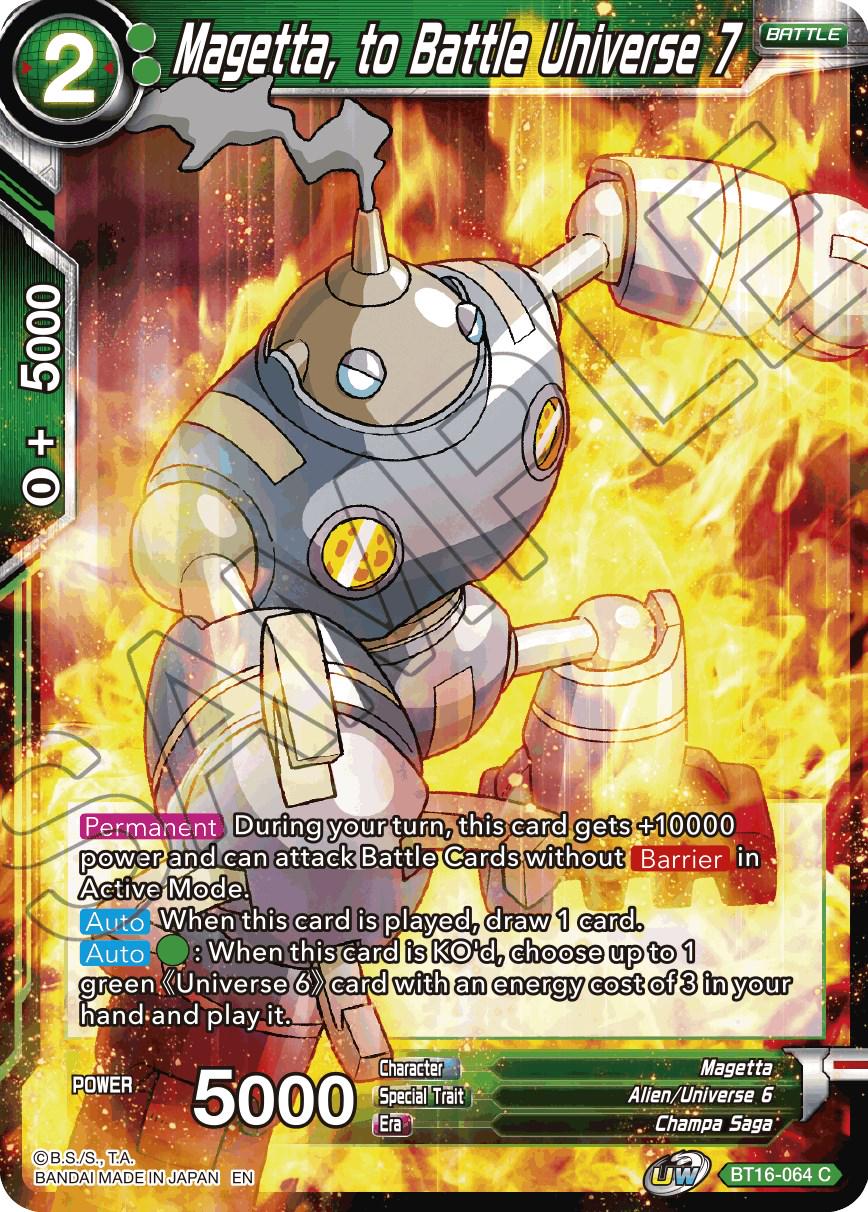 Magetta, to Battle Universe 7 BT16-064