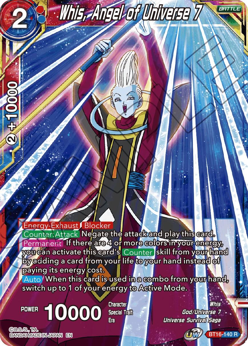 Whis, Angel of Universe 7 BT16-140