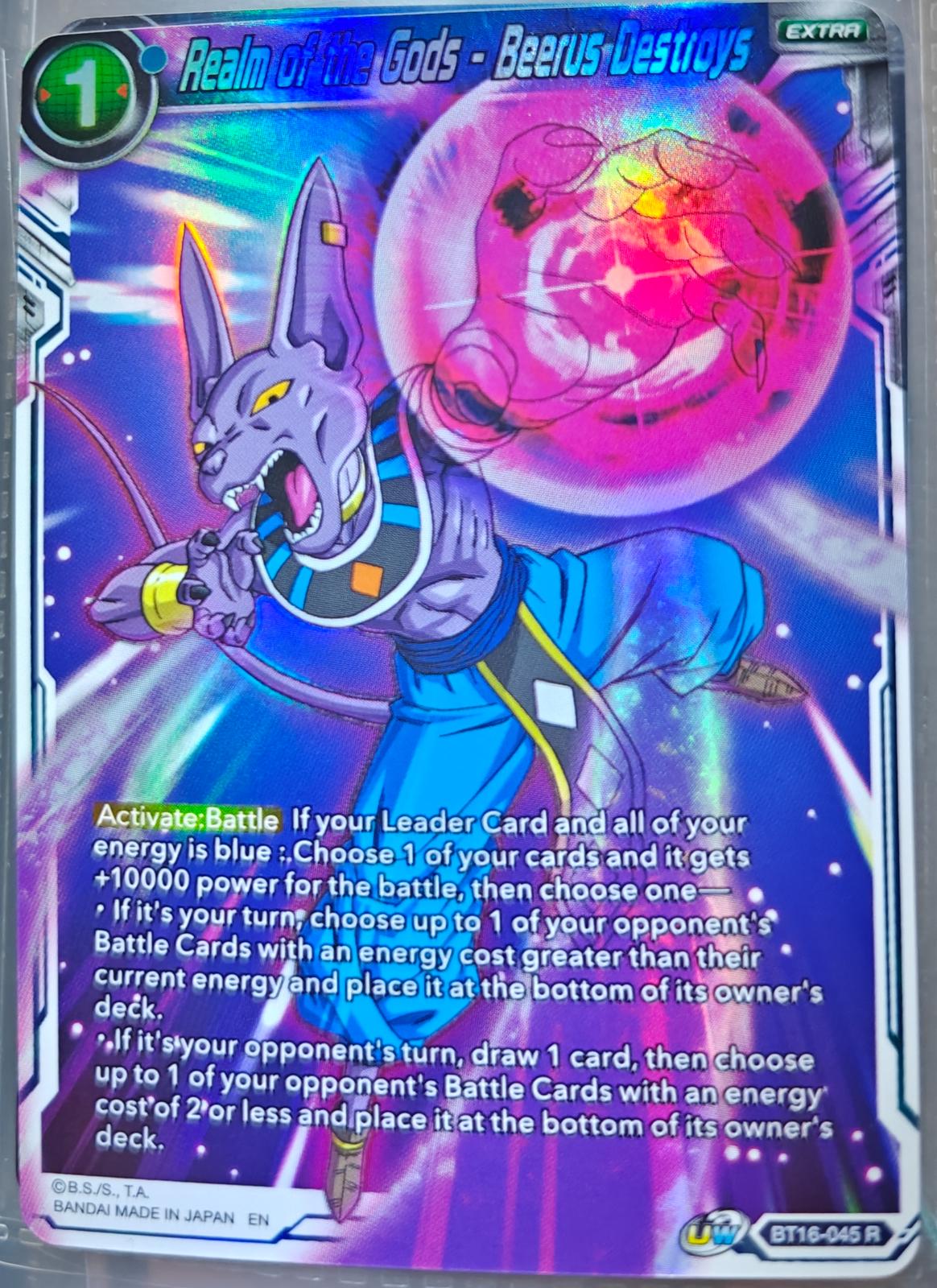 Realm Of The Gods - Beerus Destroys [Foil] BT16-045