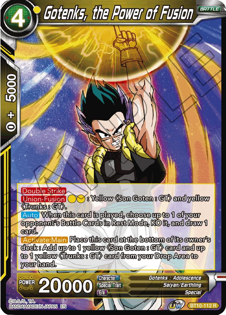 Gotenks, the Power of Fusion BT10-112