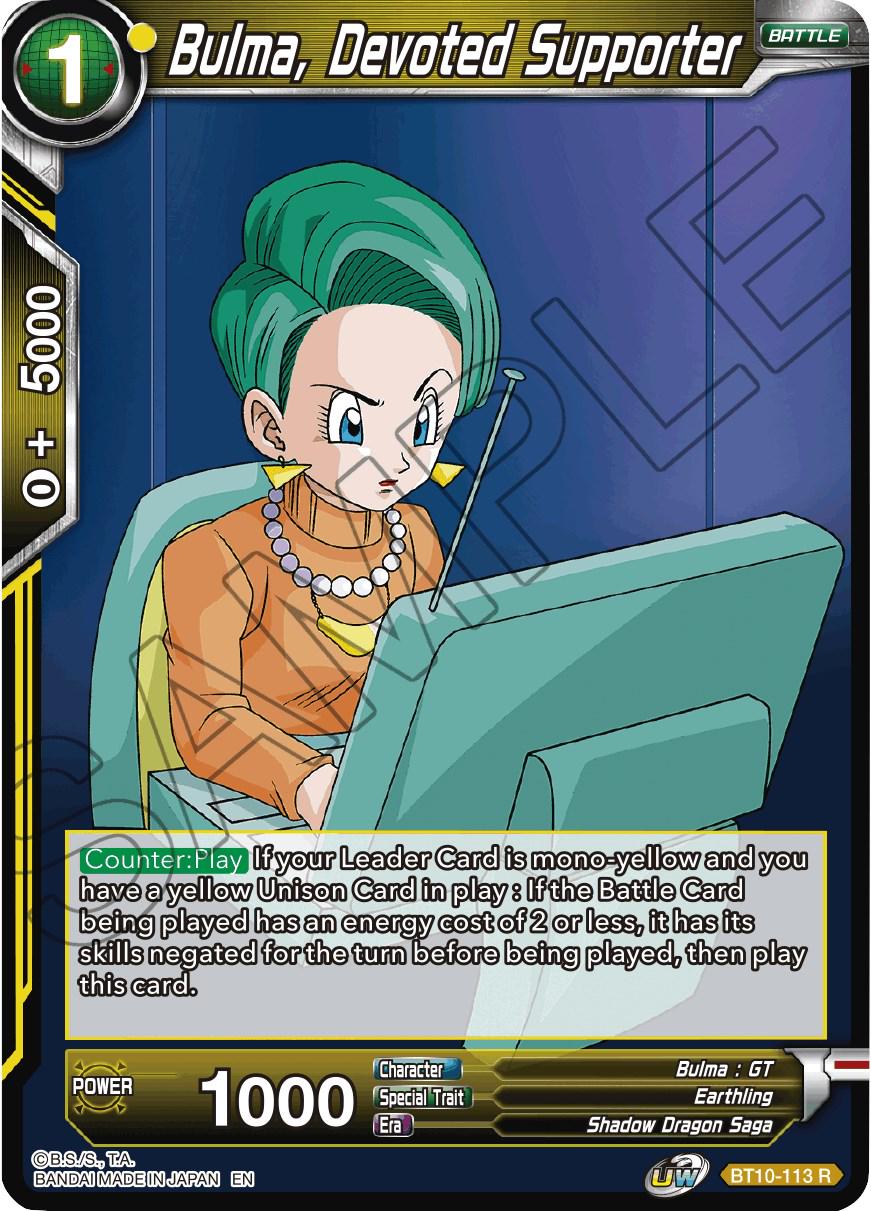 Bulma, Devoted Supporter BT10-113