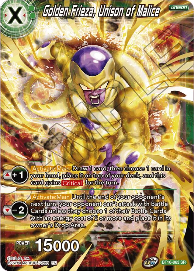 Golden Frieza, Unison of Malice BT10-063