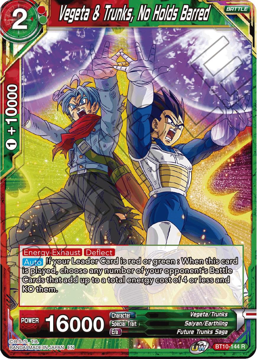 Vegeta & Trunks, No Holds Barred BT10-144