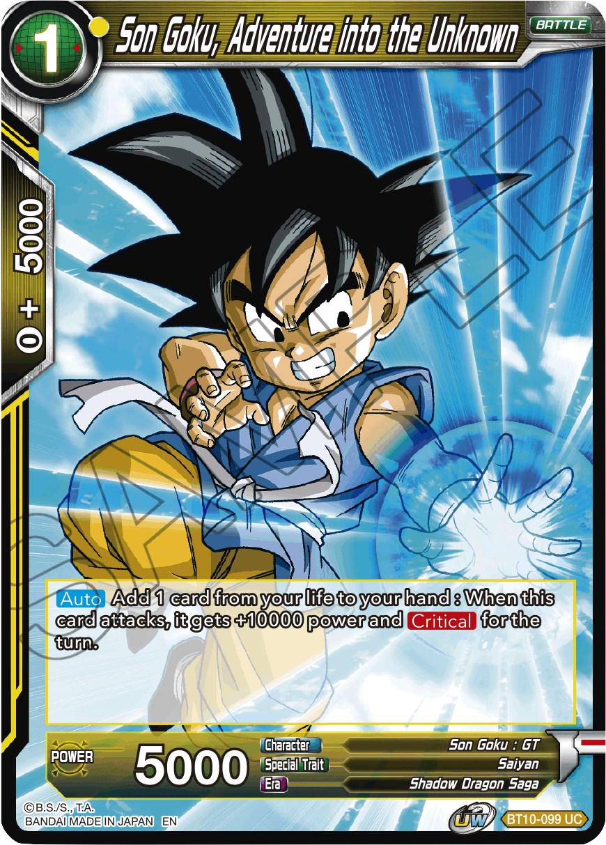 Son Goku, Adventure into the Unknown BT10-099