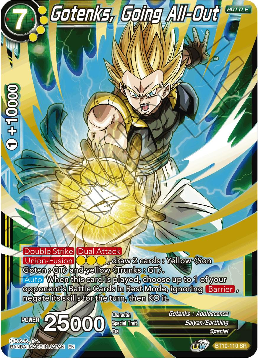 Gotenks, Going All-Out BT10-110