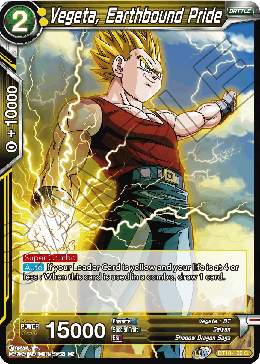 Vegeta, Earthbound Pride BT10-106