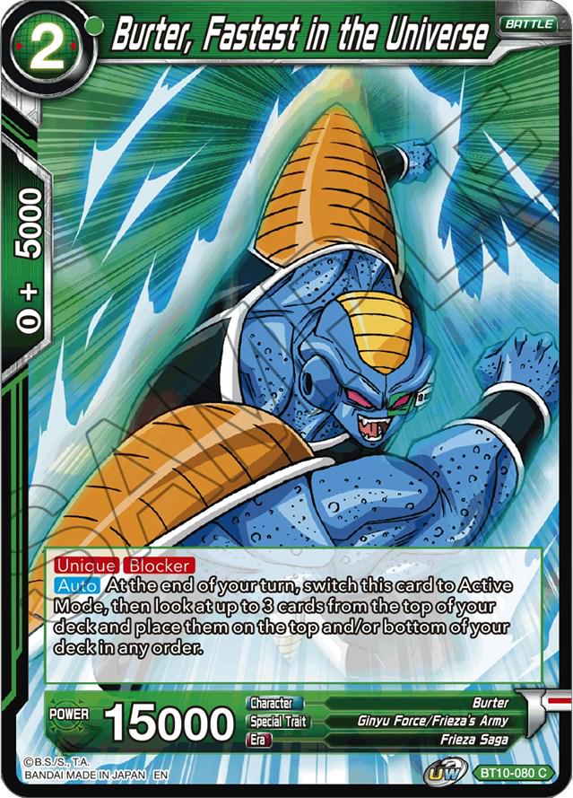 Burter, Fastest in the Universe BT10-080