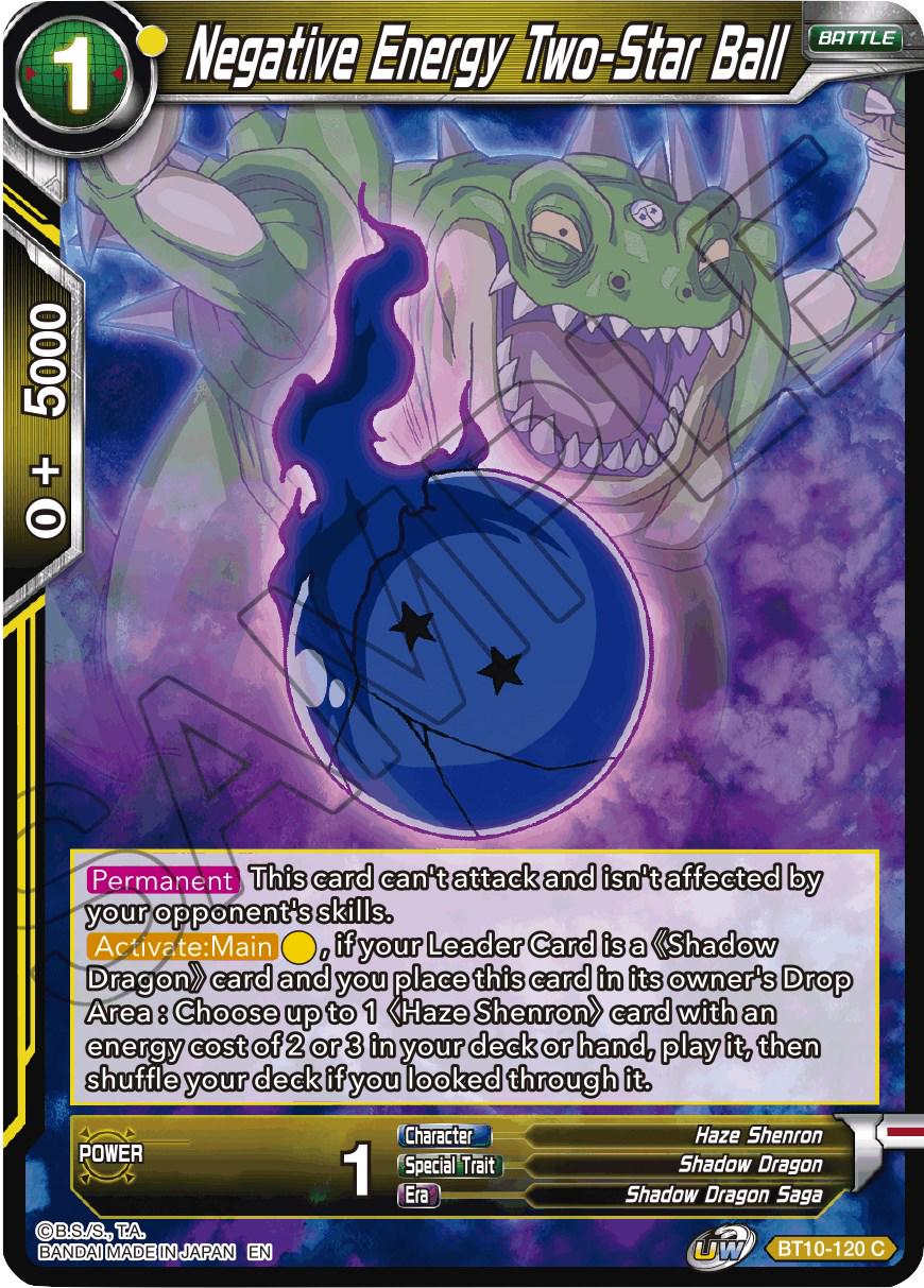 Negative Energy Two-Star Ball BT10-120