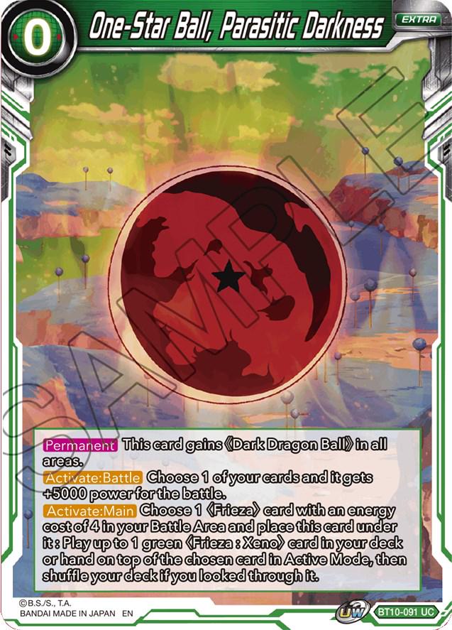 One-Star Ball, Parasitic Darkness BT10-091