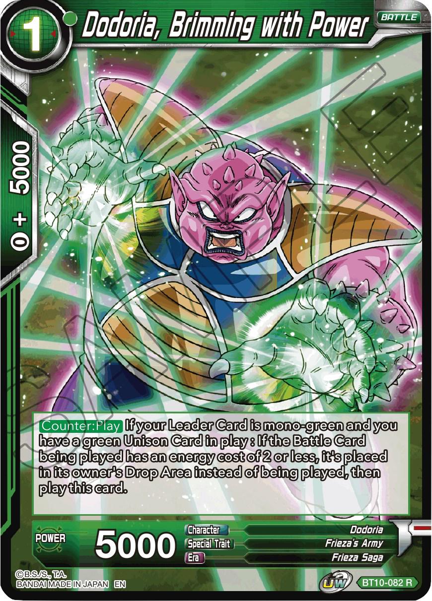 Dodoria, Brimming with Power BT10-082