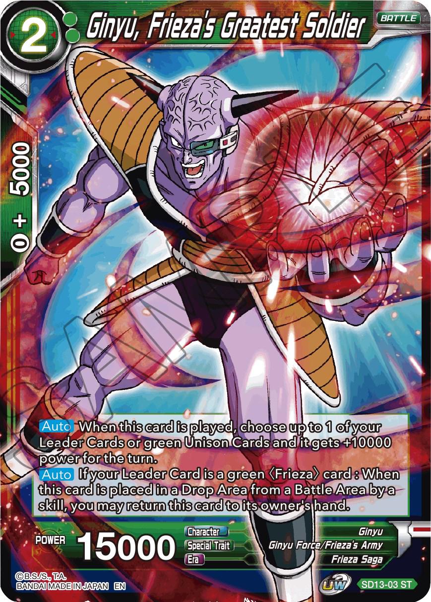 Ginyu, Frieza's Greatest Soldier SD13-03