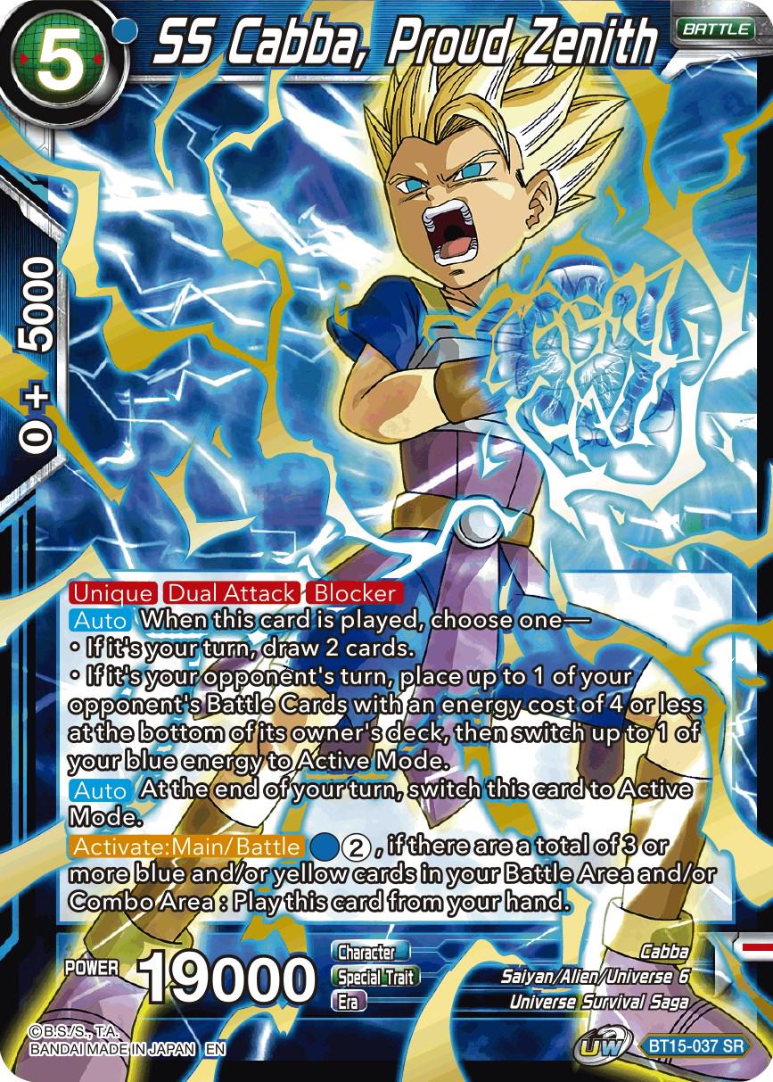 SS Cabba, Proud Zenith BT15-037