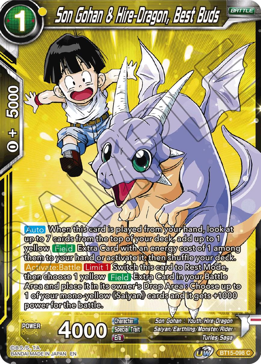 Son Gohan & Hire-Dragon, Best Buds BT15-098
