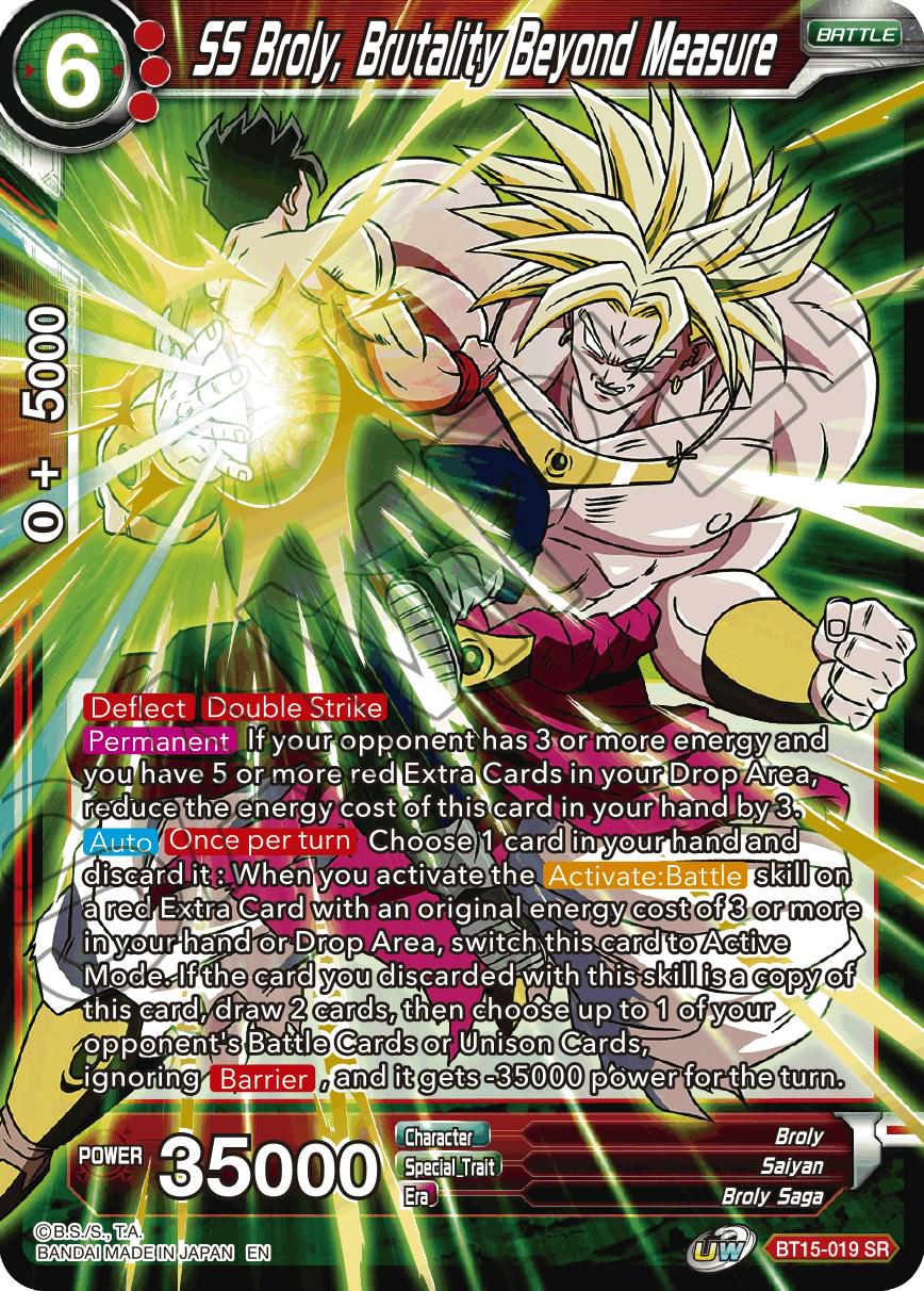 SS Broly, Brutality Beyond Measure BT15-019