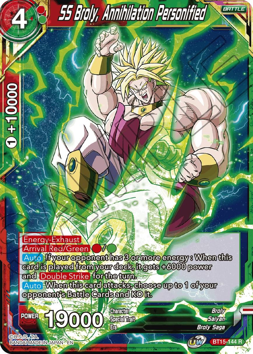 SS Broly, Annihilation Personified BT15-144