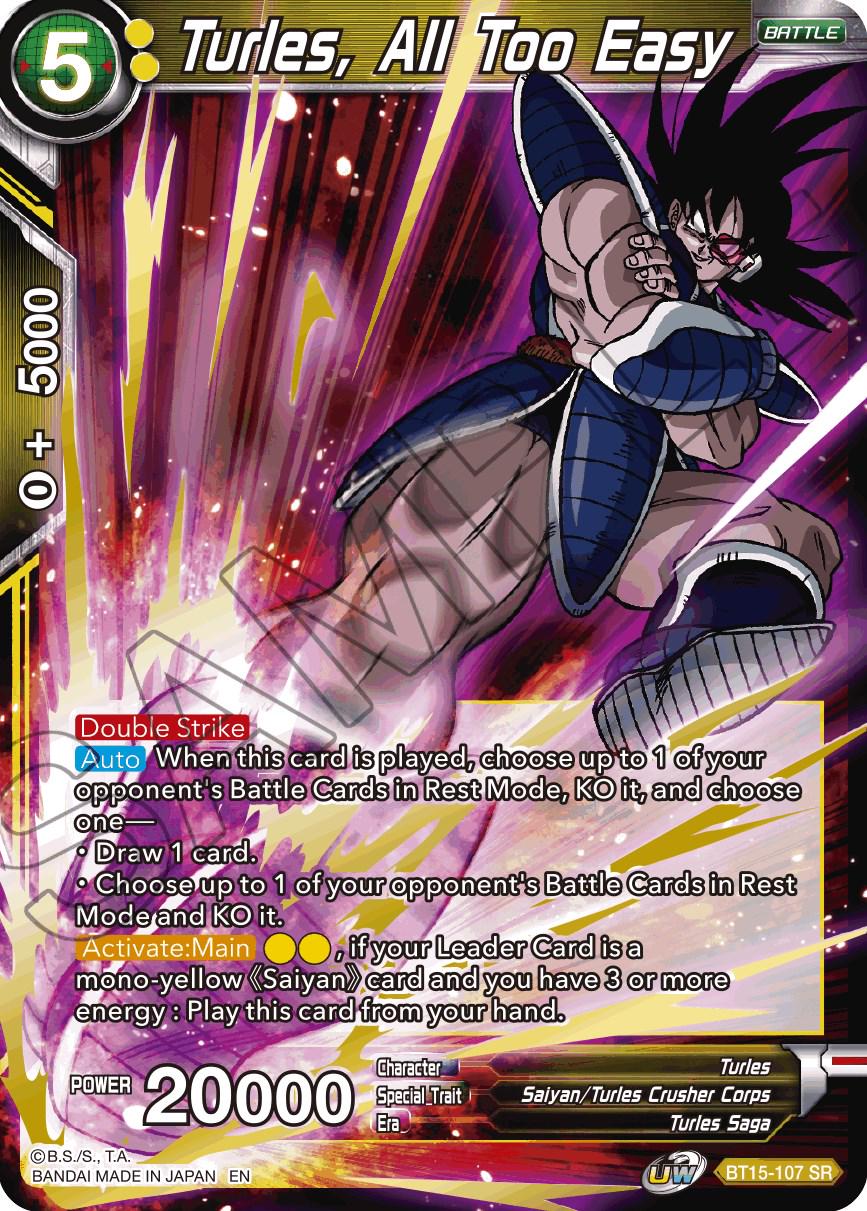 Turles, All Too Easy BT15-107