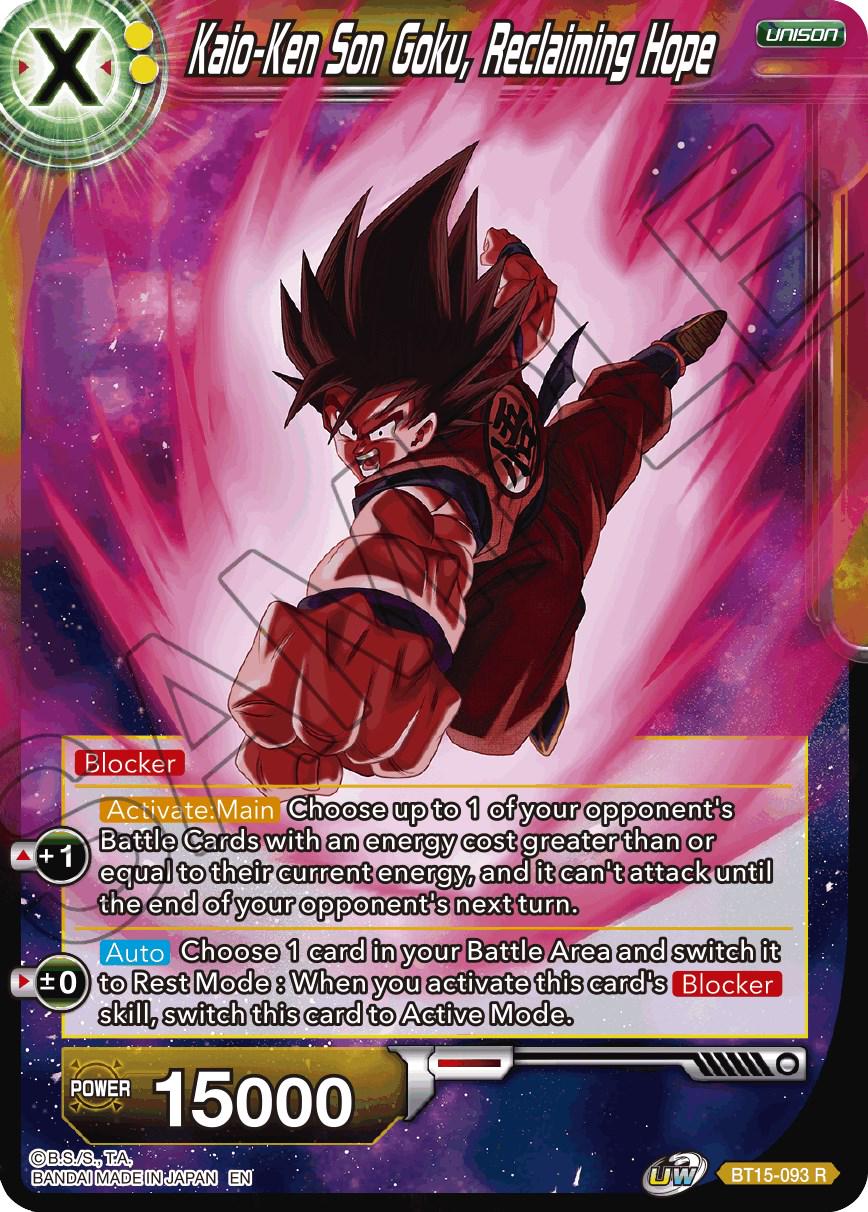 Kaio-Ken Son Goku, Reclaiming Hope BT15-093