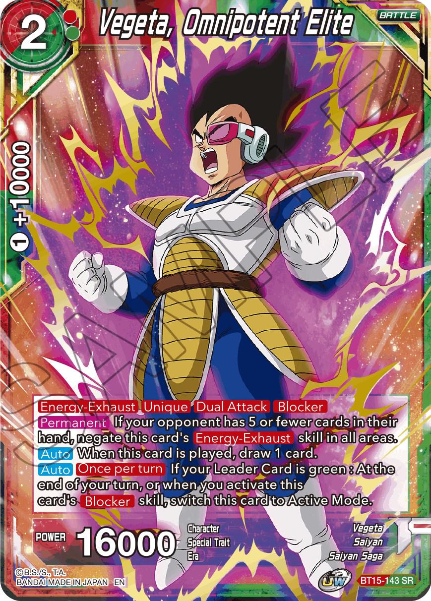 Vegeta, Omnipotent Elite BT15-143