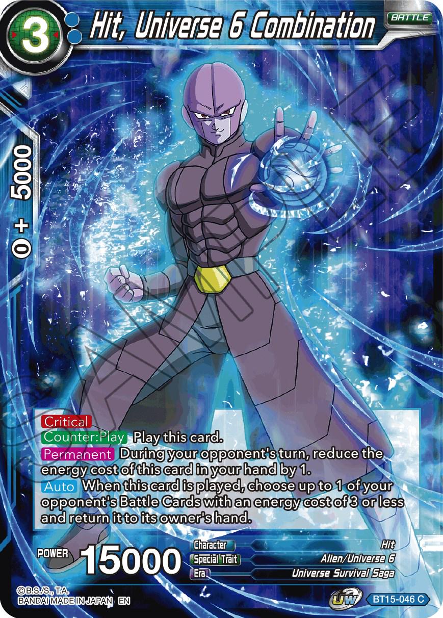 Hit, Universe 6 Combination BT15-046