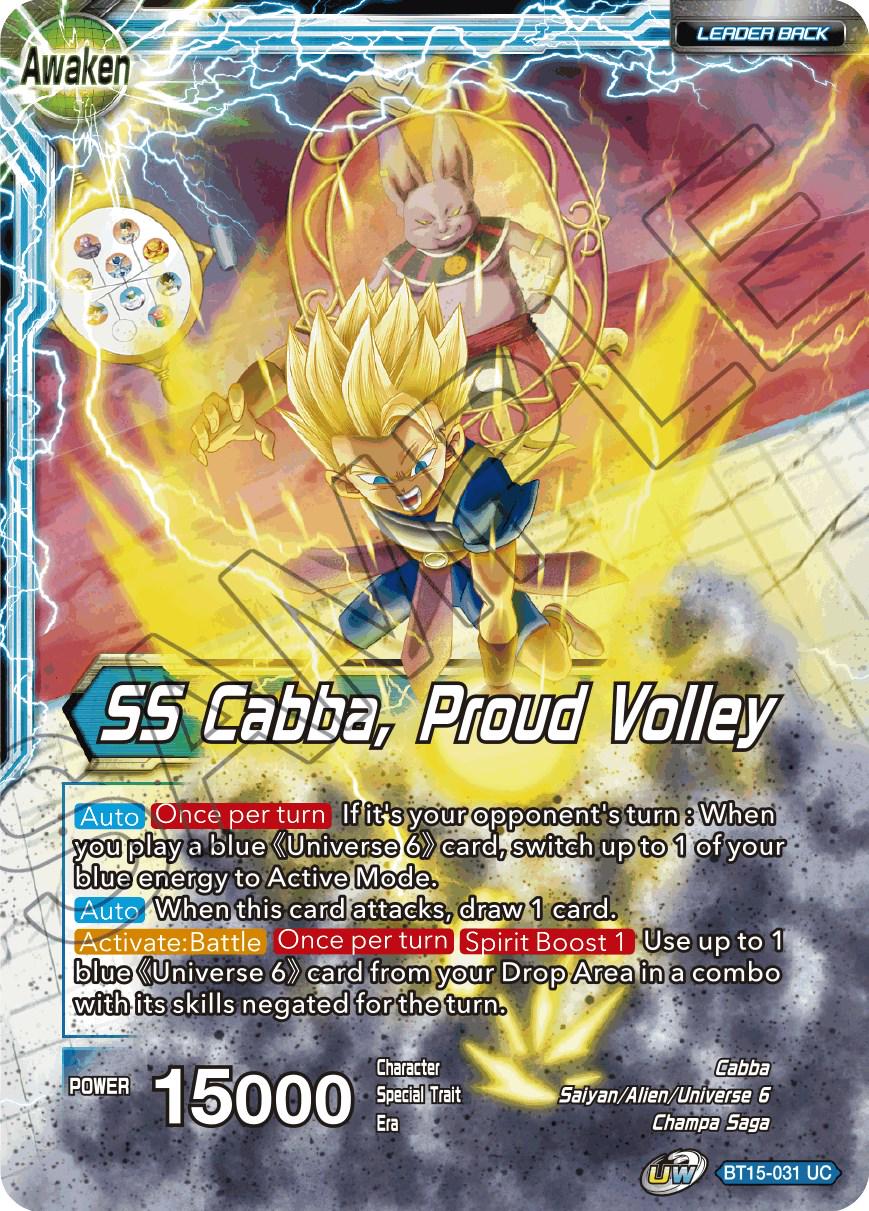 Cabba // SS Cabba, Proud Volley BT15-031