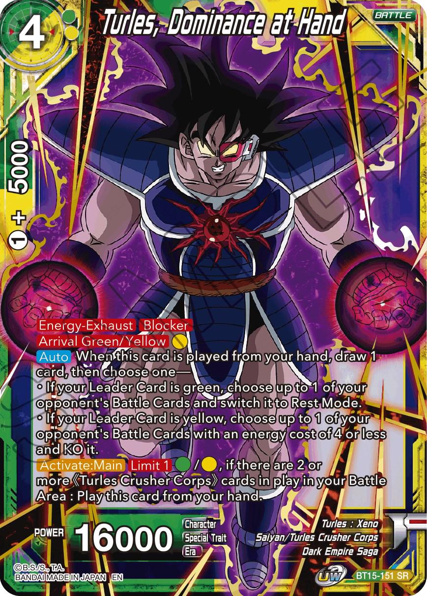 Turles, Dominance at Hand BT15-151