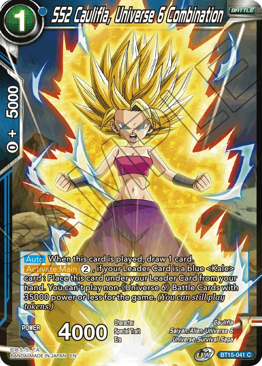 SS2 Caulifla, Universe 6 Combination BT15-041