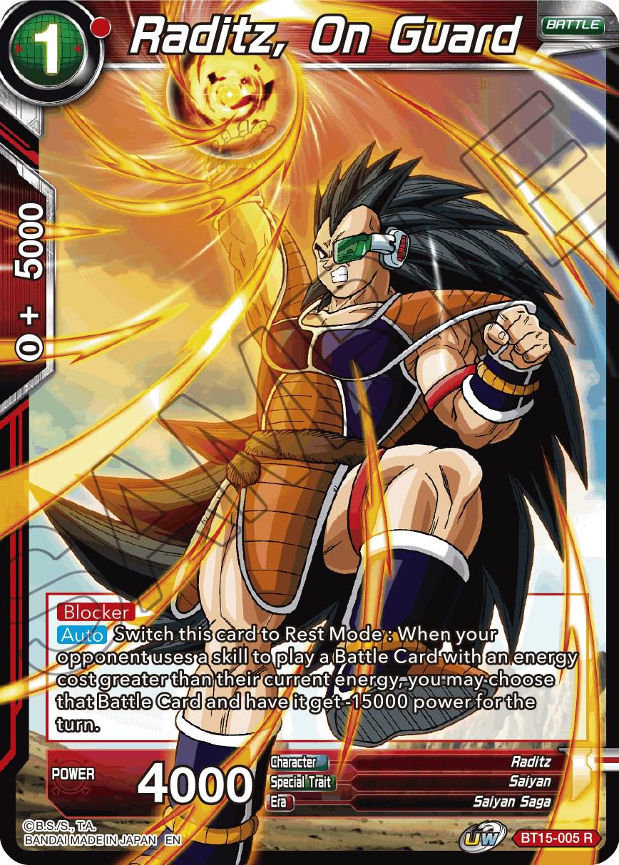 Raditz, On Guard BT15-005