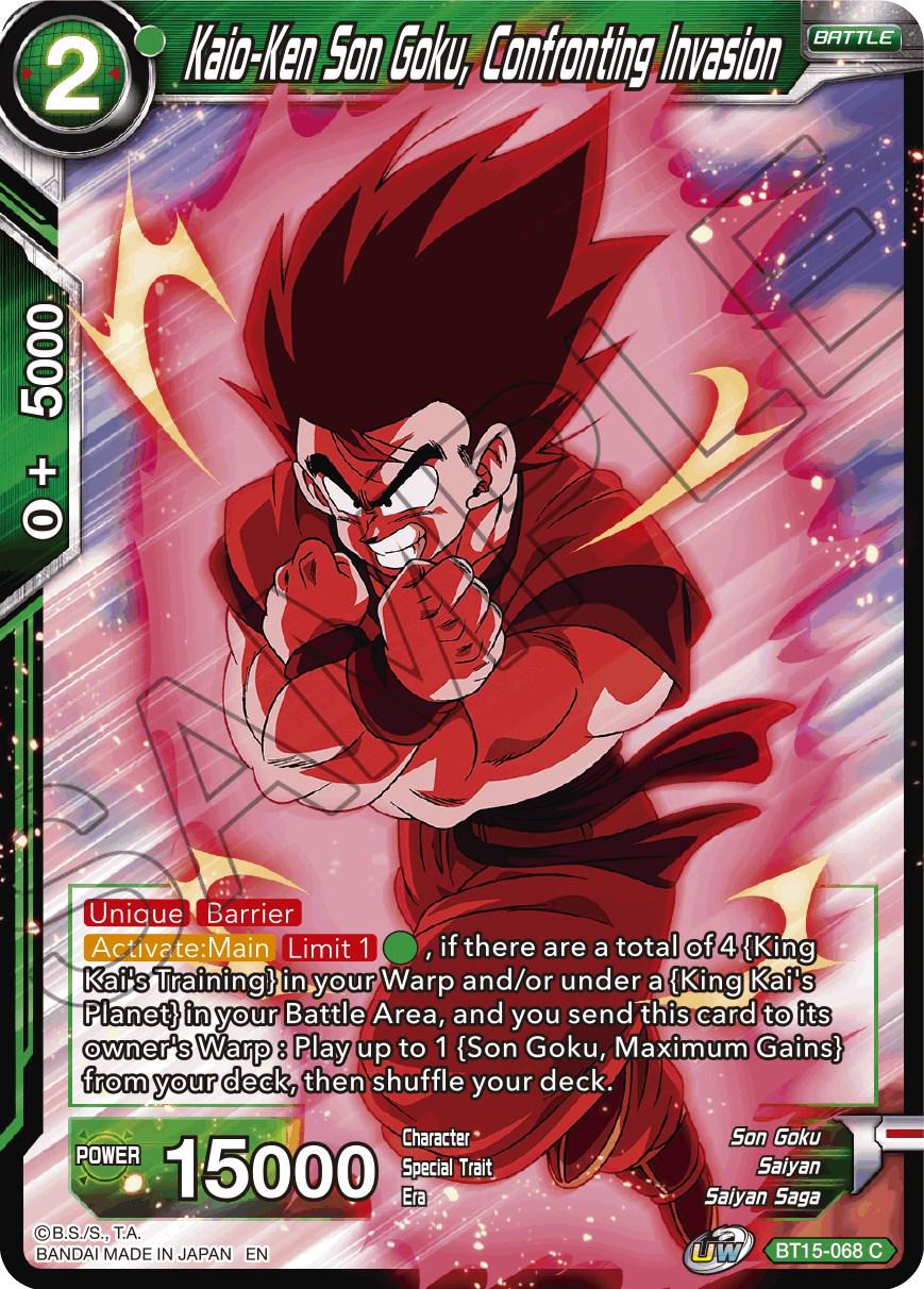 Kaio-Ken Son Goku, Confronting Invasion BT15-068
