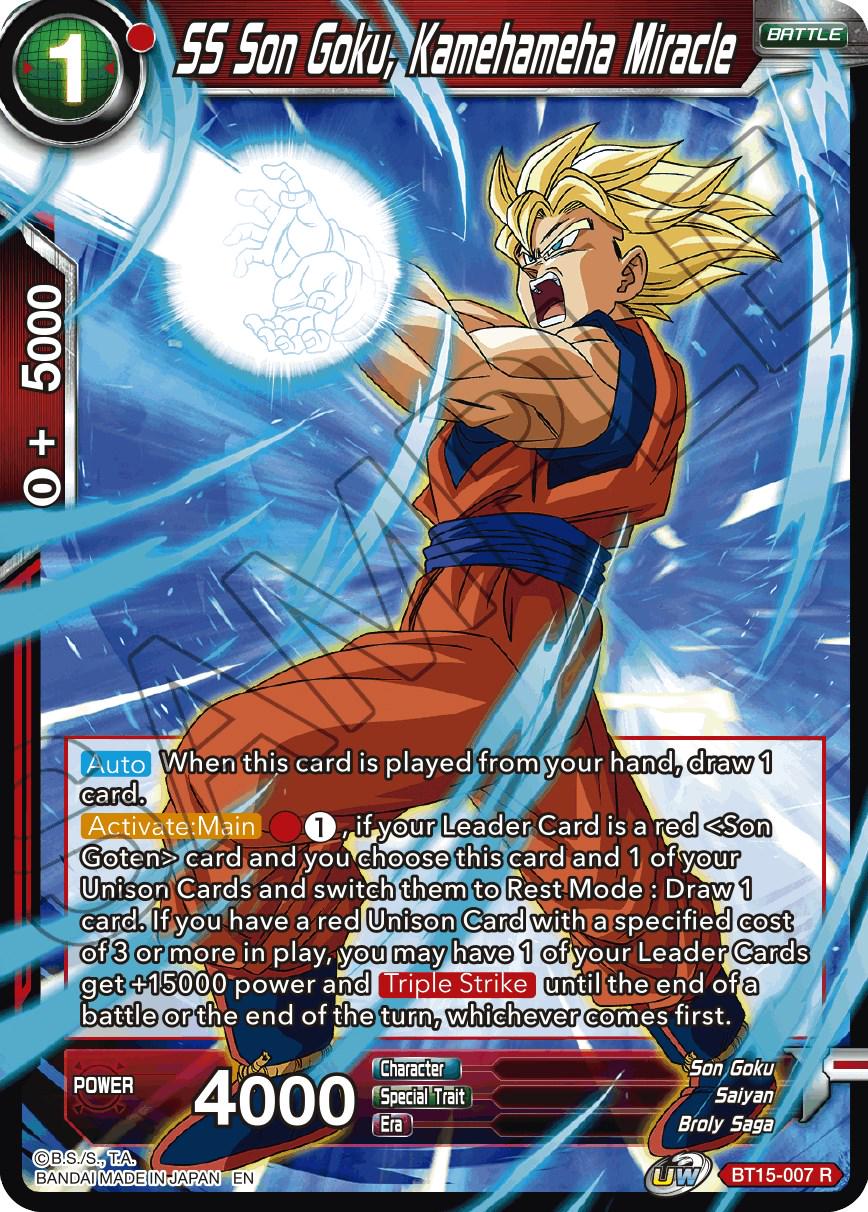 SS Son Goku, Kamehameha Miracle BT15-007