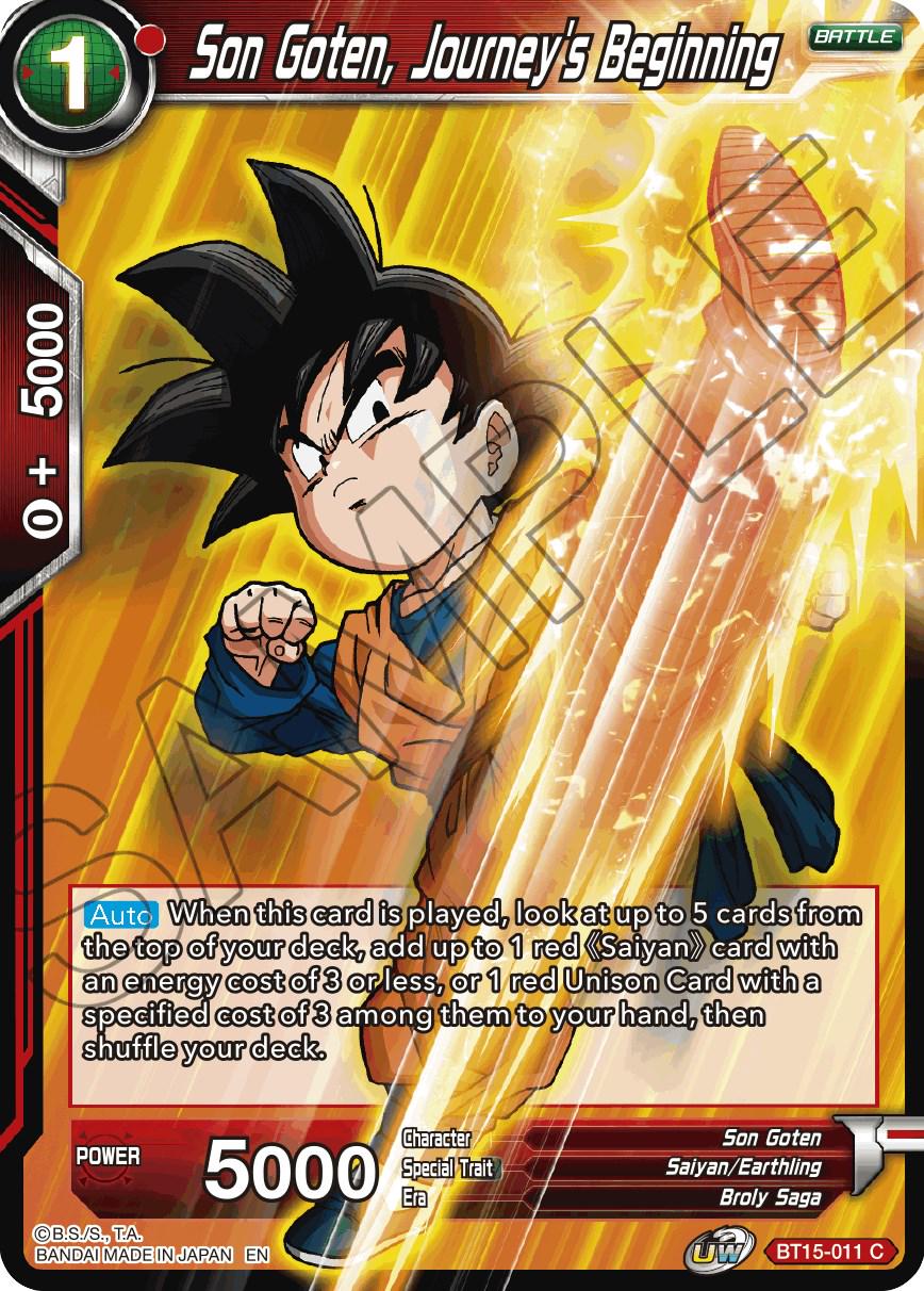 Son Goten, Journey's Beginning BT15-011