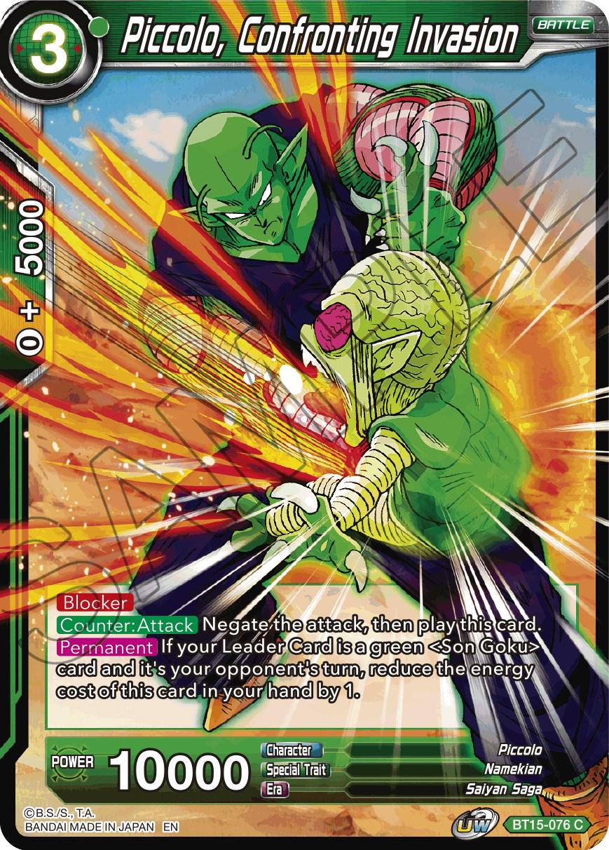 Piccolo, Confronting Invasion BT15-076