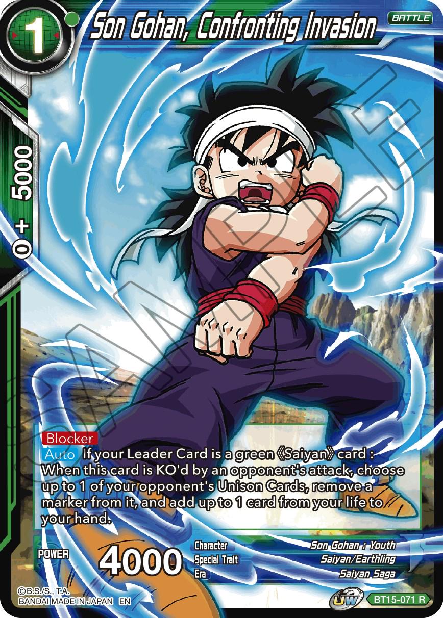 Son Gohan, Confronting Invasion BT15-071