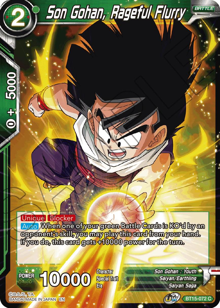 Son Gohan, Rageful Flurry BT15-072