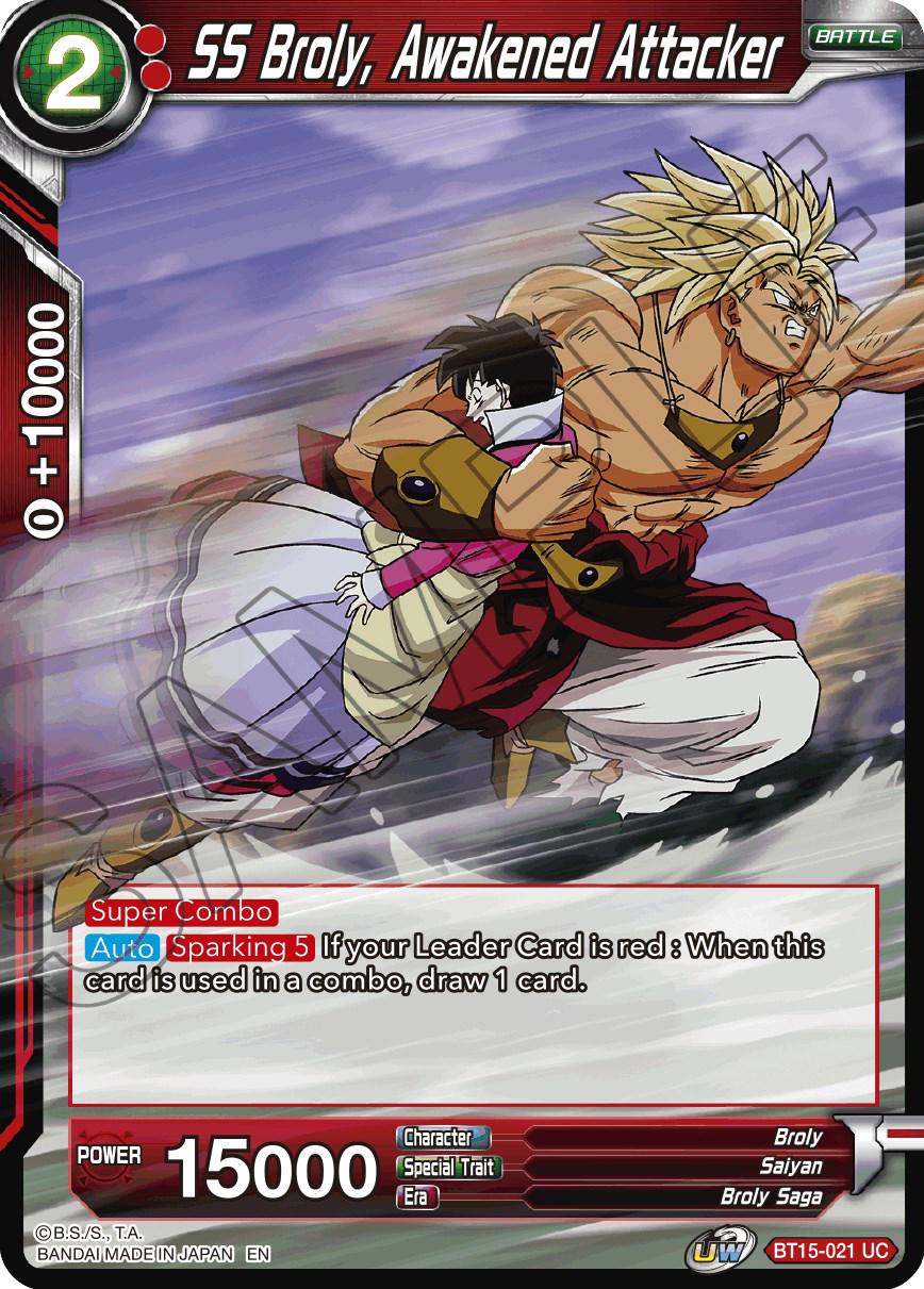 SS Broly, Awakened Attacker BT15-021