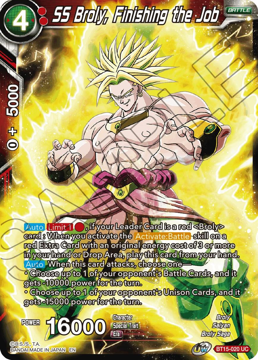 SS Broly, Finishing the Job BT15-020