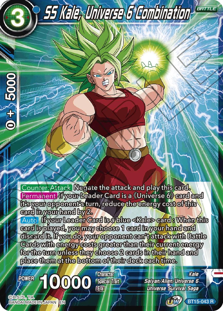SS Kale, Universe 6 Combination BT15-043
