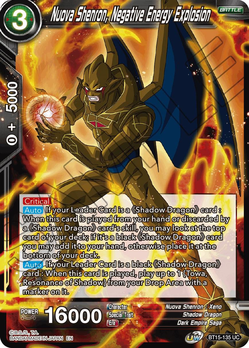 Nuova Shenron, Negative Energy Explosion BT15-135