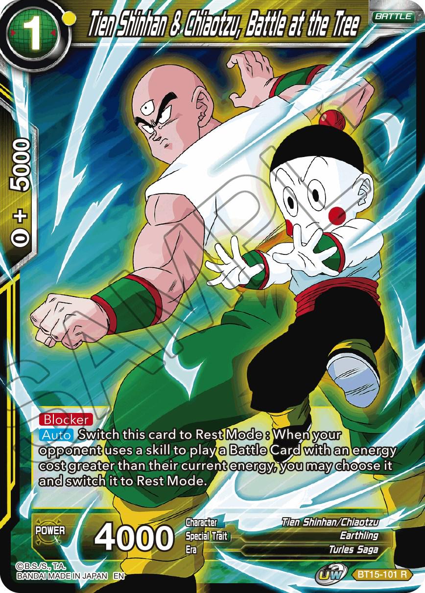 Tien Shinhan & Chiaotzu, Battle at the Tree BT15-101