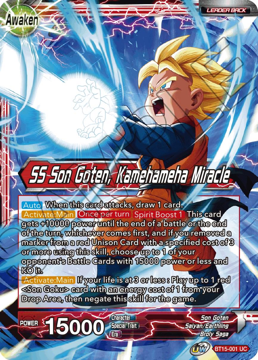Son Goten // SS Son Goten, Kamehameha Miracle BT15-001