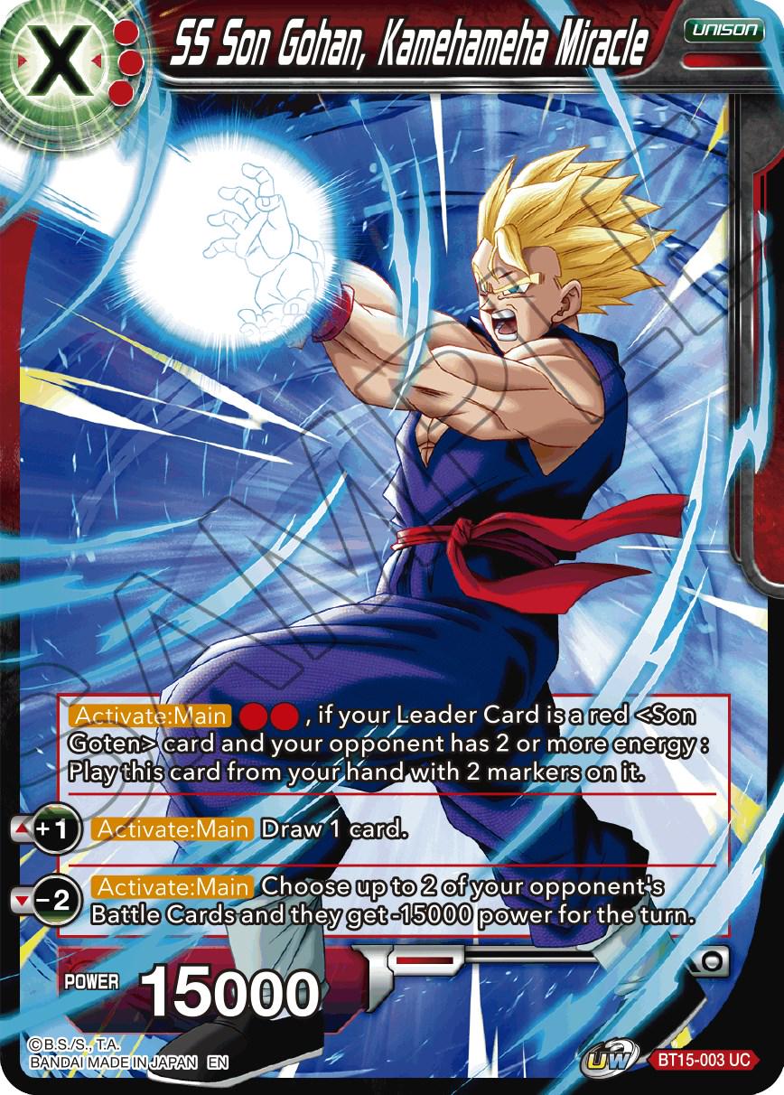 SS Son Gohan, Kamehameha Miracle BT15-003