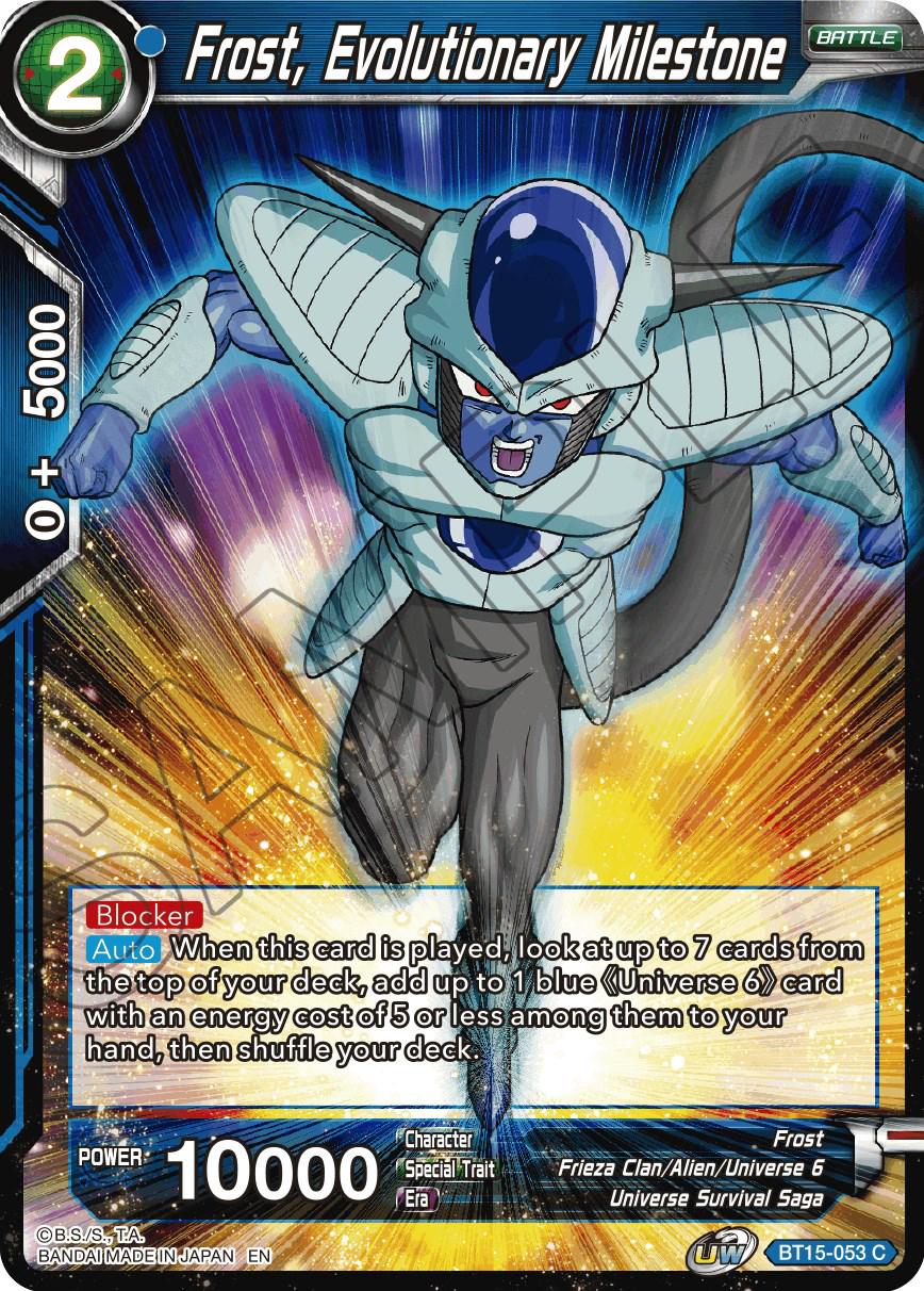 Frost, Evolutionary Milestone BT15-053