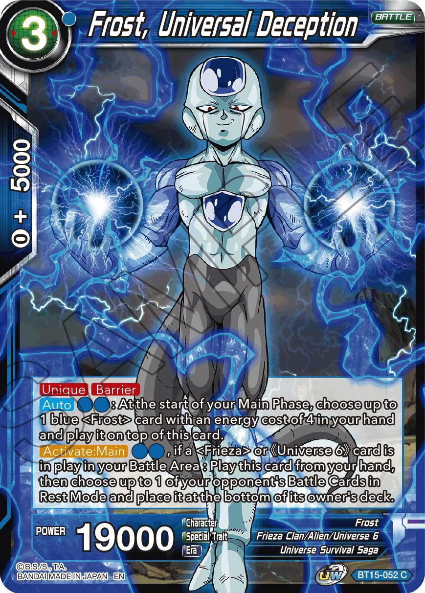 Frost, Universal Deception BT15-052
