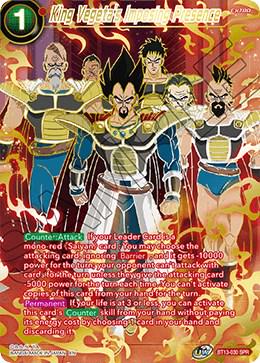 King Vegeta's Imposing Presence [SPR] BT13-030